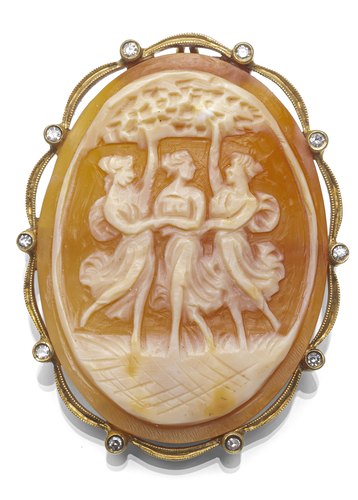 <b>Muschelkamée Brosch/Anhänger</b> <b>Muschelkamée Brosch/Anhänger</b>