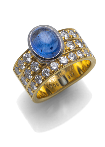 <b>Saphir Brillant Ring</b> <b>Saphir Brillant Ring</b>