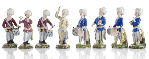 <b>Gruppe von 16 Musikanten aus der Türkenkapelle</b> <b>Gruppe von 16 Musikanten aus der Türkenkapelle</b>