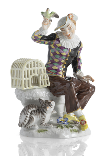 <b>Harlekin mit Vogelkäfig</b> <b>Harlekin mit Vogelkäfig</b>