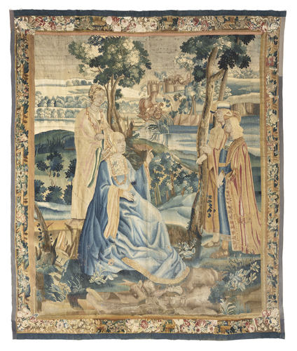 <b>Mythologisches Tapisserie-Fragment</b> <b>Mythologisches Tapisserie-Fragment</b>
