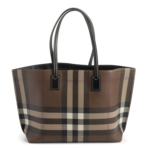 <b>BURBERRY Saffiano-Shopper Medium in Braun</b> <b>BURBERRY Saffiano-Shopper Medium in Braun</b>