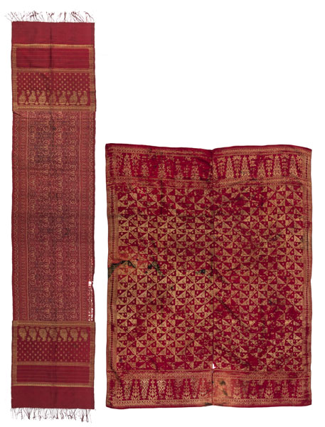 <b>Zwei Songket Textilien</b>