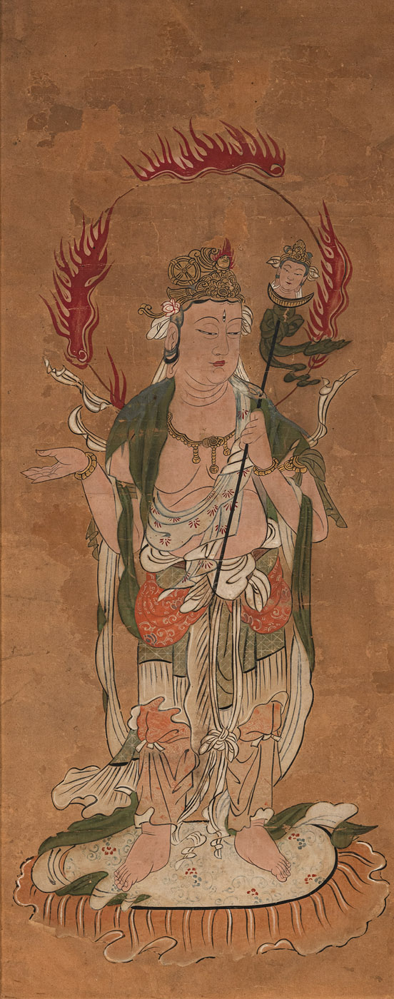 <b>FOUR PAINTINGS OF GUARDIAN DEITIES FROM THE GROUP OF THE JÛNI-TEN</b>