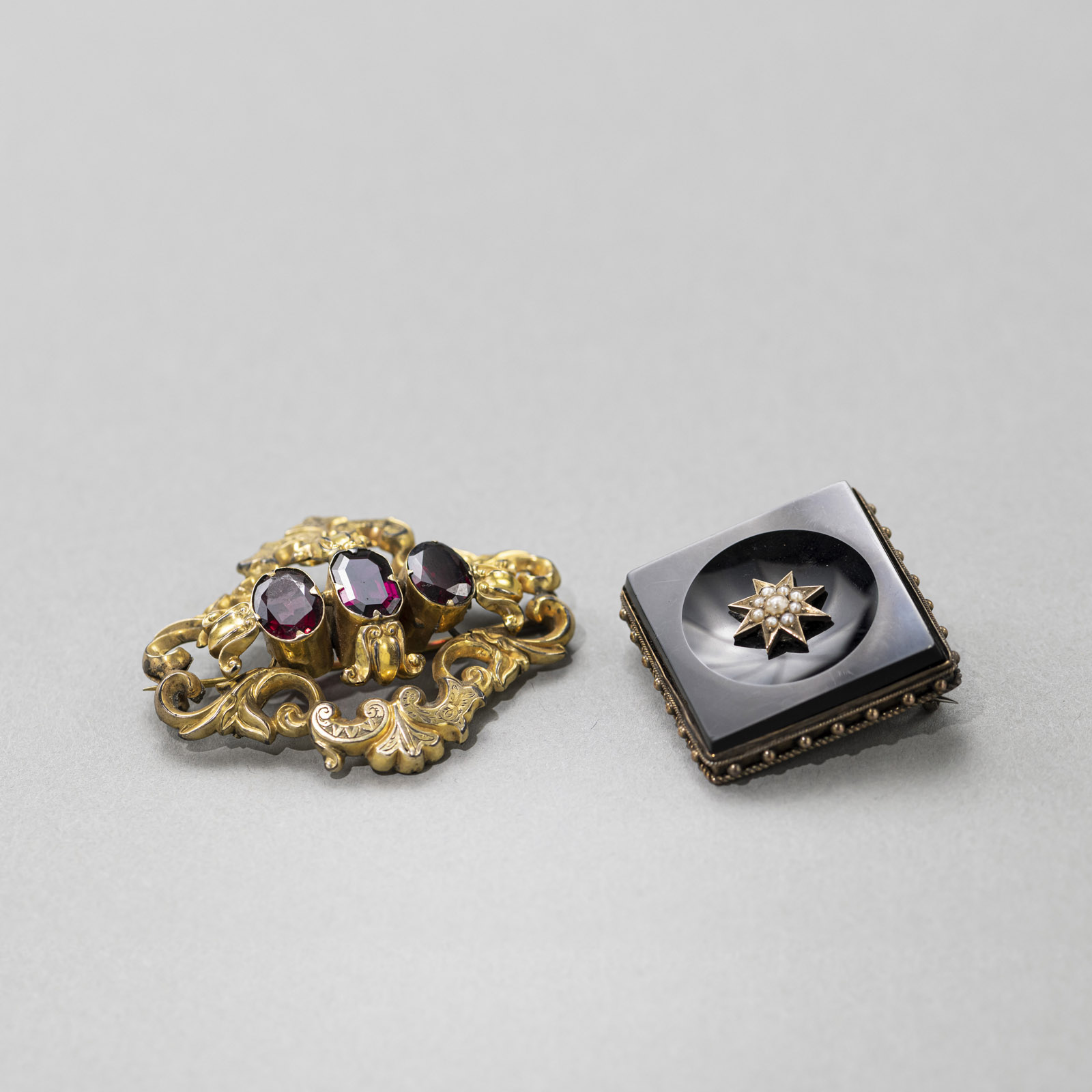 <b>TWO BROOCHES</b>