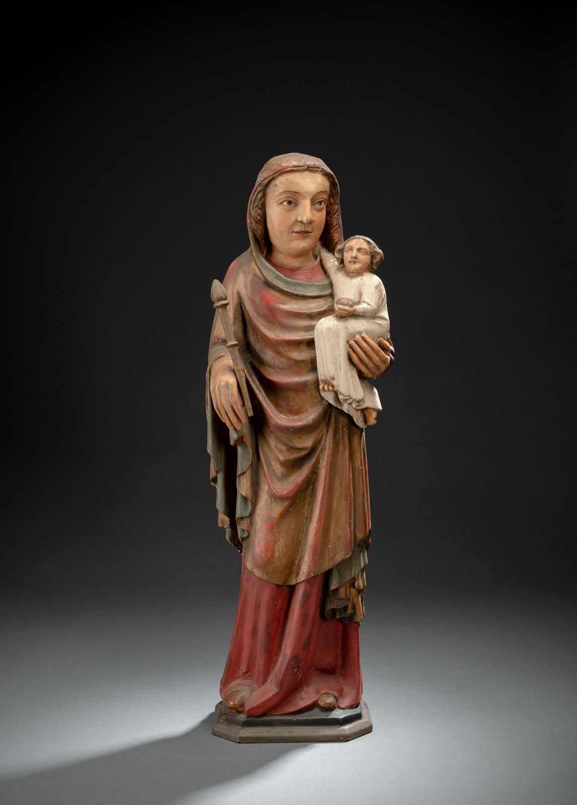 <b>A LATE MEDIEVAL VIRGIN AND CHILD</b>