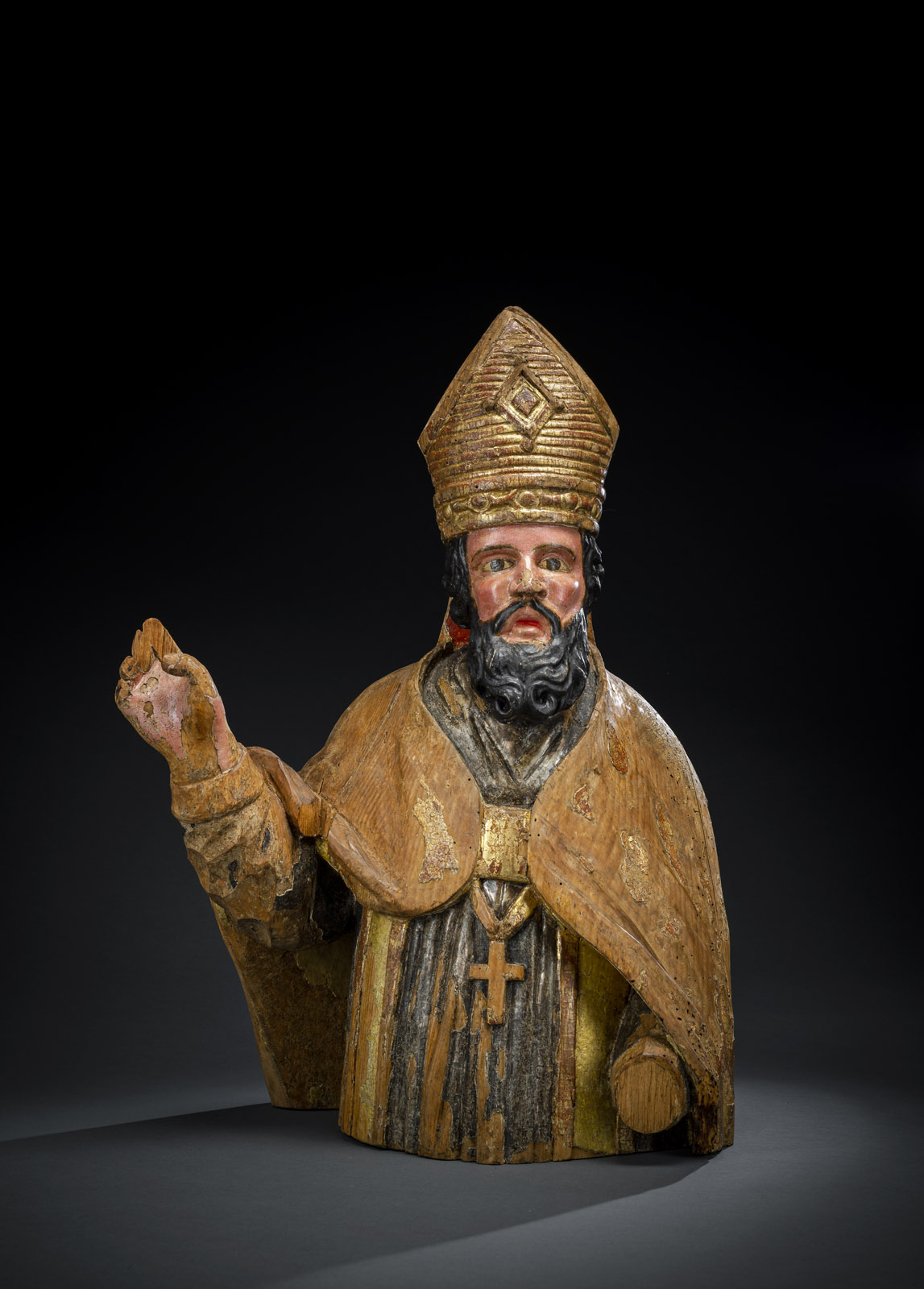 <b>BUST OF A HOLY BISHOP</b>