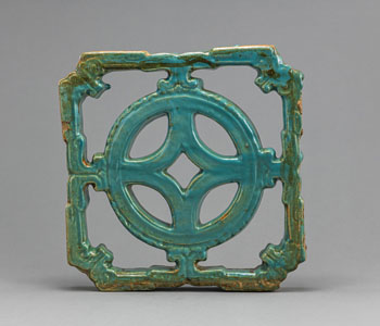 <b>A GLAZED POTTERY WINDOW DECORATION</b>